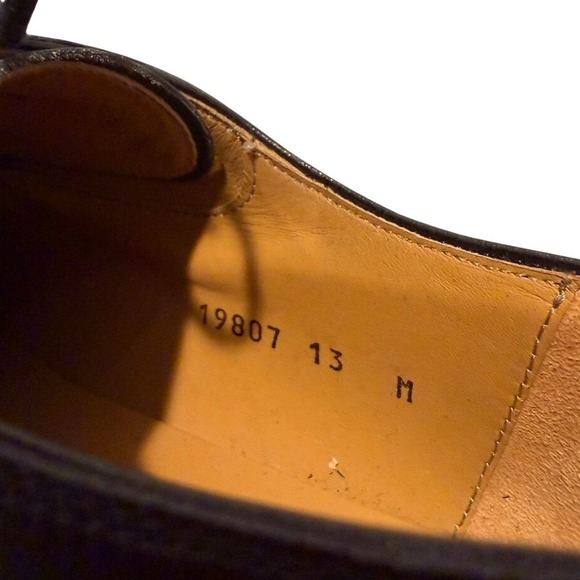 Magnanni Pardo Derby Oxfords Black Leather Men's 13‎ Dress Shoe Quiet Luxury - Picture 10 of 10